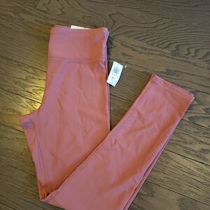 Old Navy Kids Ribbed Leggings in Rose